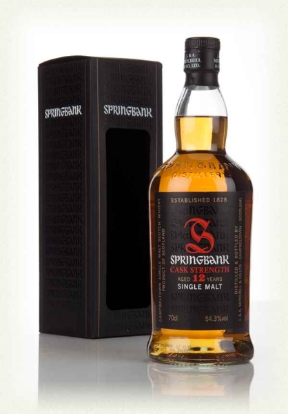 Picture of Springbank 12 yr Cask Strength Single Malt Whiskey 700ml