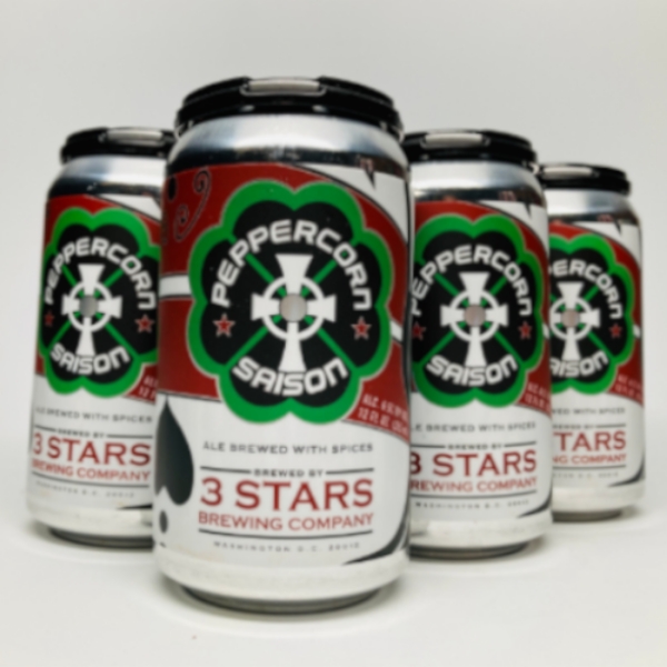 Picture of 3 Stars Brewing - Peppercorn Saison 6pk