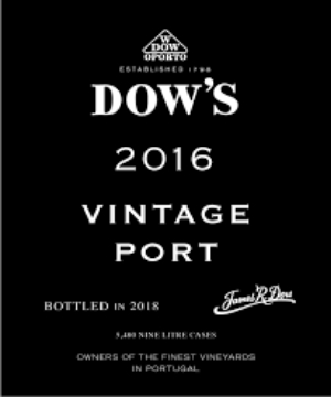 Picture of 2016 Dow's - Vintage Port HALF BOTTLE (375ml)