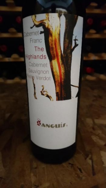 Picture of 2015 Sanguis - Cabernet Franc Cabernet Sauvignon Santa Barbara The Highlands