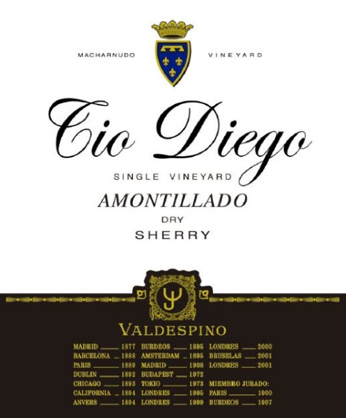 Picture of NV Valdespino -  Jerez Tio Diego Amontillado Sherry