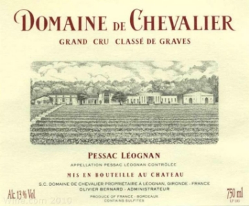 2000 Chateau Domaine de Chevalier - Pessac