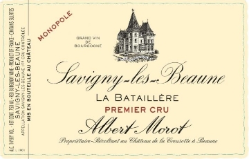 2019 Albert Morot - Savigny les Beaune Bataillere