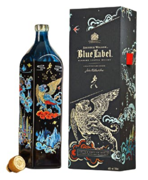 Johnnie Walker Blue Year of Tiger Whiskey 750ml