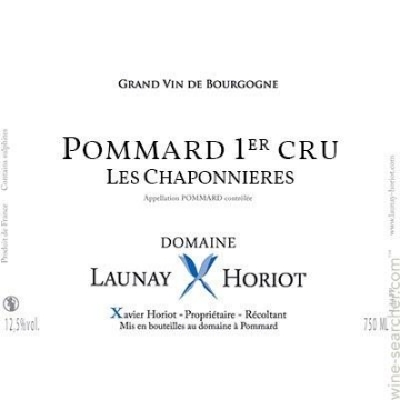 2020 Launay-Horiot - Pommard Chaponnieres (pre arrival)