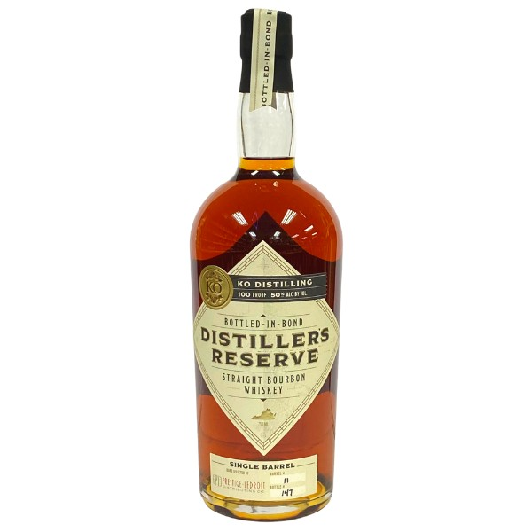 KO Distilling BIB Distiller's Reserve Single Barrel Whiskey 750ml