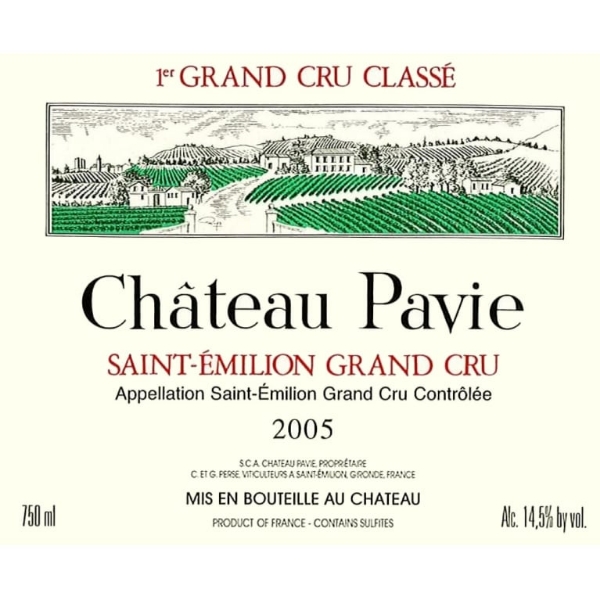 Picture of 2001 Chateau Pavie - St. Emilion