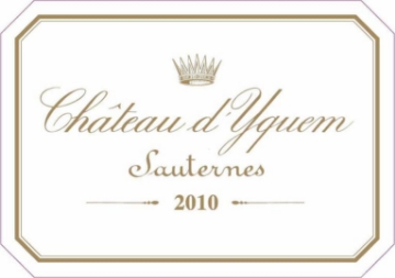Picture of 2010 Chateau D'Yquem - Sauternes HALF BOTTLE Ex-Chateau release (375ml)