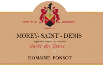 Picture of 2019 Domaine Ponsot - Morey St. Denis Cuvee des Grives