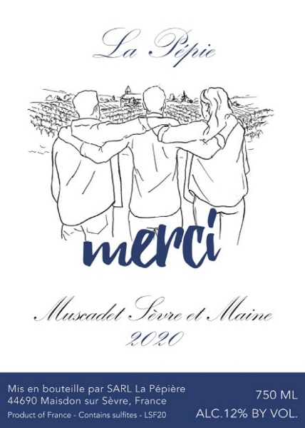 Picture of 2020 Domaine de la Pepiere - Muscadet Merci