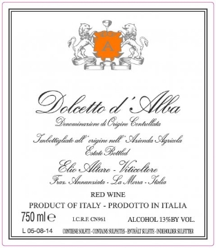 Picture of 2020 Altare, E. - Dolcetto d'Alba