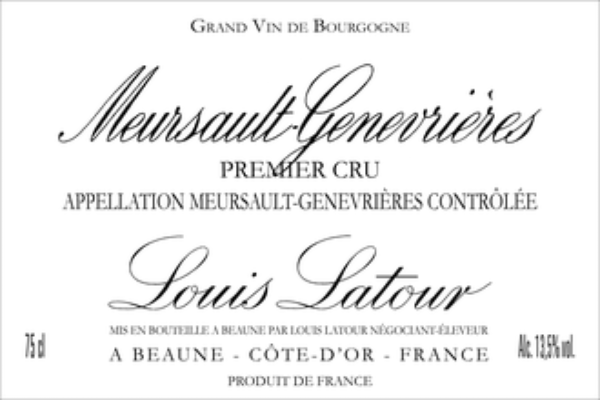 Picture of 2020 Louis Latour - Meursault Genevrieres