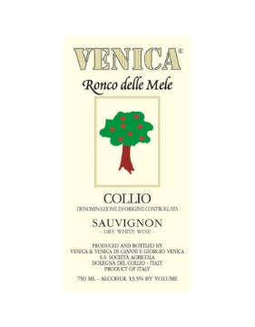 Picture of 2021 Venica - Sauvignon Ronco di Mele