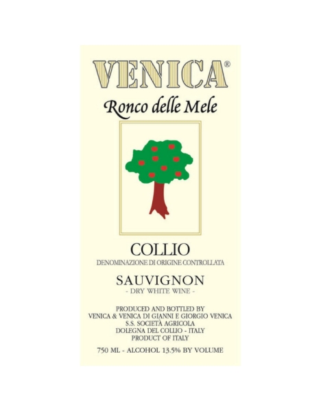 Picture of 2021 Venica - Sauvignon Ronco di Mele