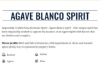 Lyre's Agave Blanco Spirit