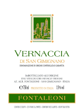 Picture of 2020 Fontaleoni - Vernaccia di San Gimignano