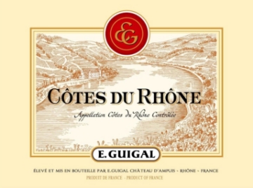 Picture of 2019 Guigal - Cotes du Rhone HALF BOTTLE (375ml)