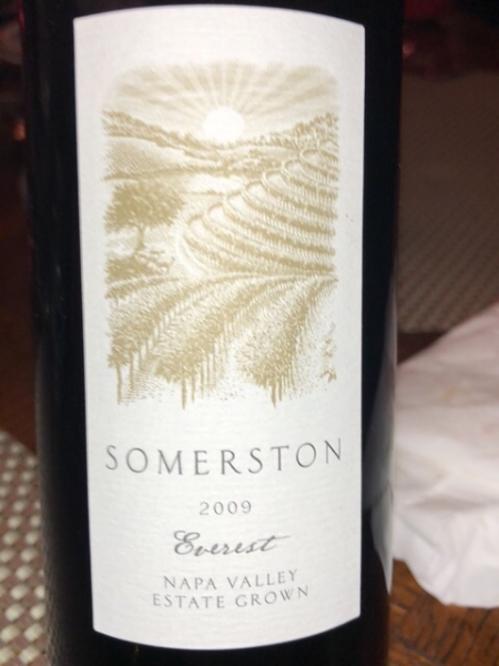 Picture of 2009 Somerston - Cabernet Sauvignon Napa Everest Red Dessert Wine HALF BOTTLE