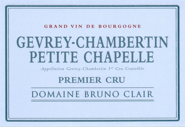 Picture of 2020 Bruno Clair - Gevrey Chambertin Petite Chapelle