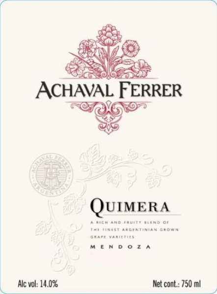 Picture of 2019 Achaval Ferrer Quimera Meritage