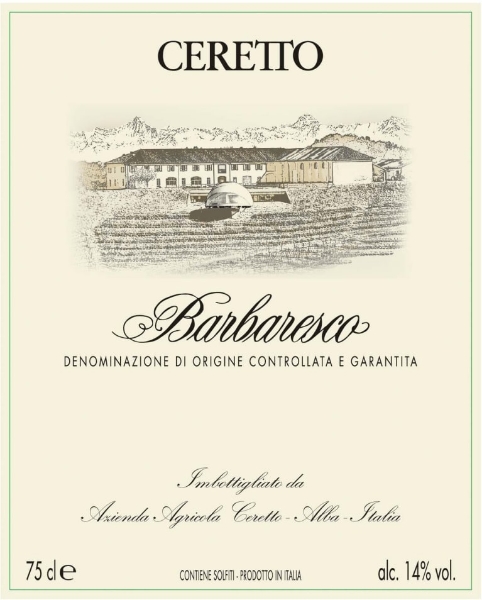 Picture of 2019 Ceretto - Barbaresco