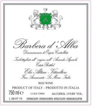 Picture of 2021 Altare, E. - Barbera d'Alba