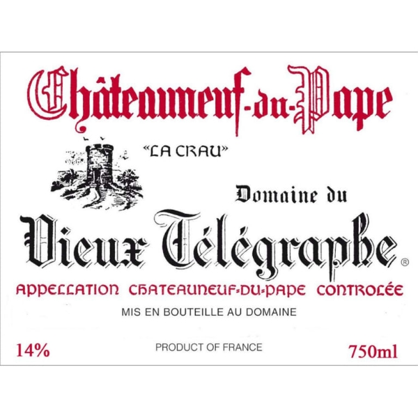Picture of 2016 Vieux Telegraphe - Chateauneuf du Pape (750ml)