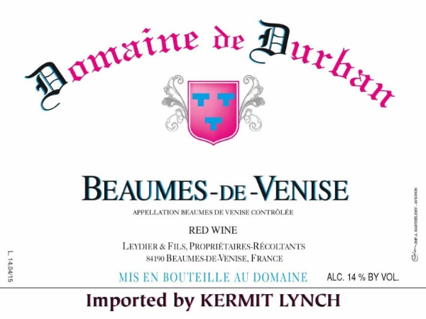 Picture of 2021 Domaine de Durban Beaumes de Venise Rouge