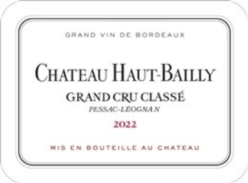 Picture of 2022 Chateau Haut Bailly - Pessac (Bordeaux Future ETA 2025)