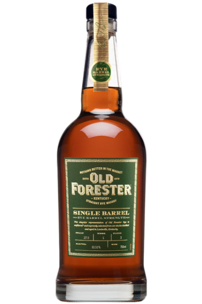 Picture of Old Forester Barrel Strength "Single Barrel" Rye Whiskey 750ml