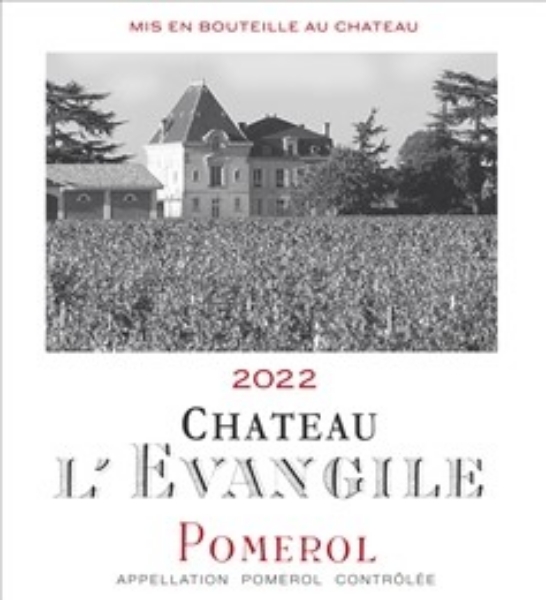 Picture of 2022 Chateau L'Evangile - Pomerol (750ml)