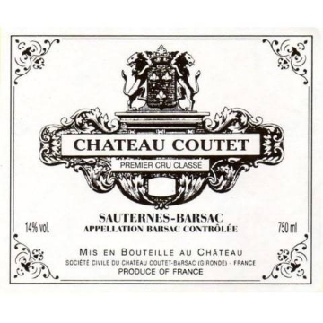 Picture of 2022 Chateau Coutet - Sauternes HALF BOTTLE (FUTURE ETA 2025) (375ml)