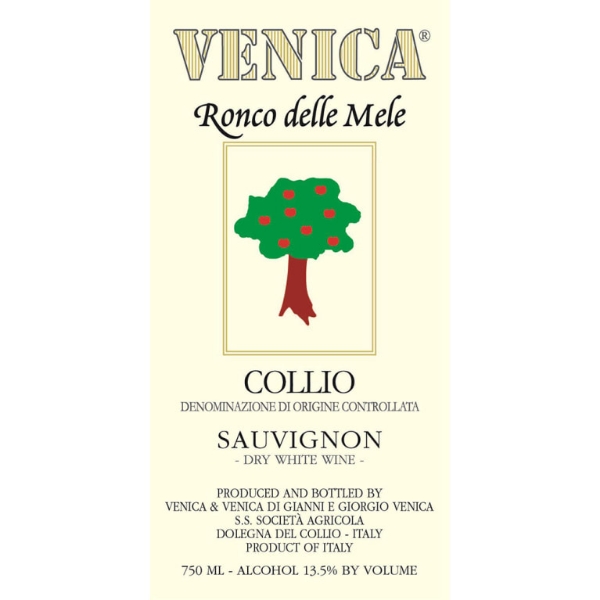 Picture of 2022 Venica - Sauvignon Ronco delle Mele