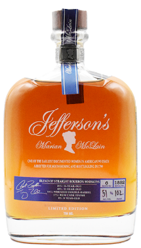 Picture of Jefferson's 'Marian McLain' Limited Edition Straight Bourbon Whiskey 750ml