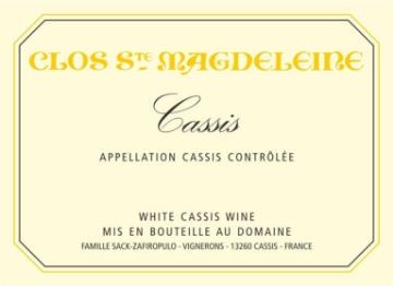 Picture of 2022 Clos St. Magdeleine -  Cassis Blanc