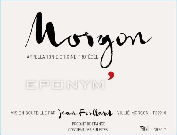 Picture of 2021 Domaine Jean Foillard - Morgon Eponym