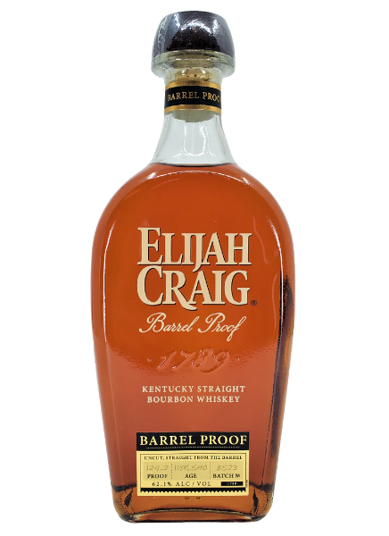 Picture of Elijah Craig 11 yr Barrel Proof Batch #B524 Whiskey 750ml