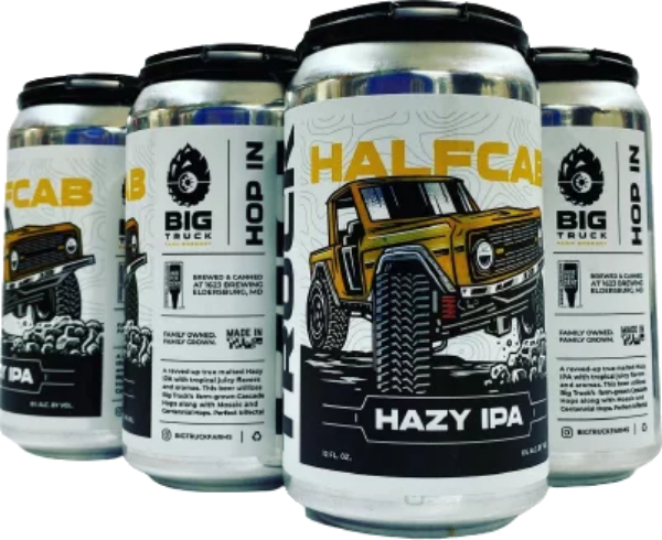 Picture of Big Truck Farm Brewery HalfCab Hazy IPA  6pk