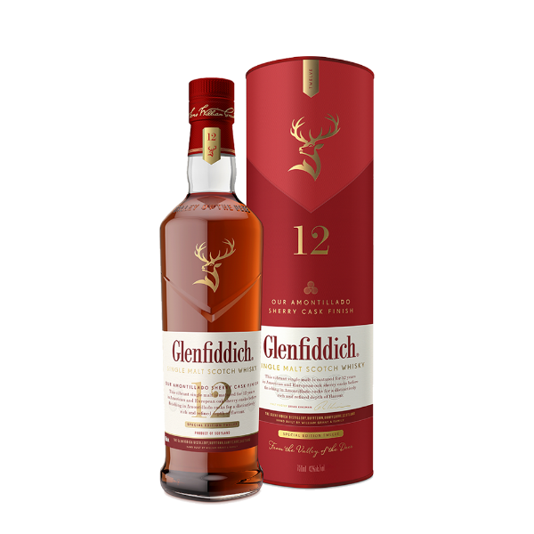 Picture of Glenfiddich 12 yr Amontillado Sherry Cask Single Malt Whiskey 750ml