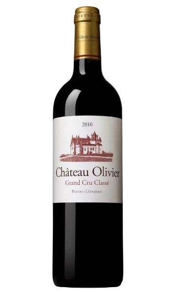 Chateau Olivier rouge bottle