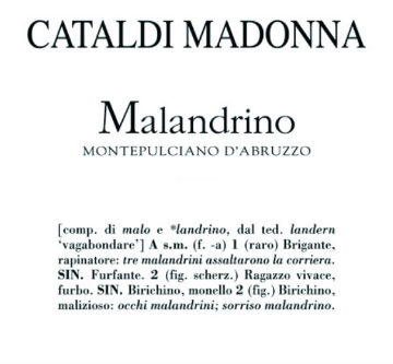 Picture of 2020 Cataldi - Montepulciano d'Abruzzo DOC Madonna Malandrino