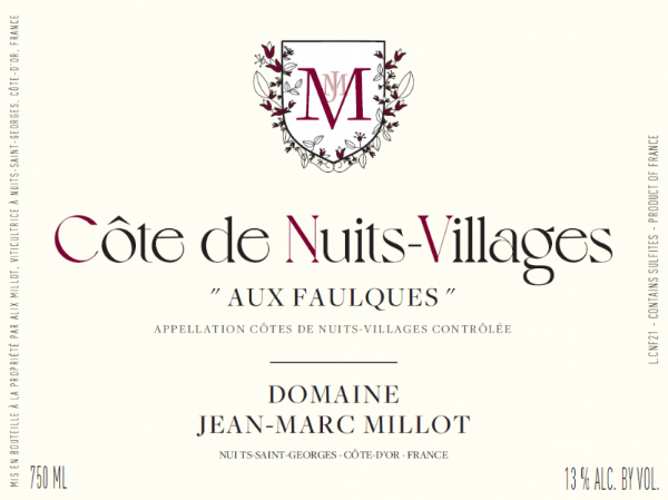 Picture of 2022 Jean-Marc Millot - Cote de Nuits Villages Faulques