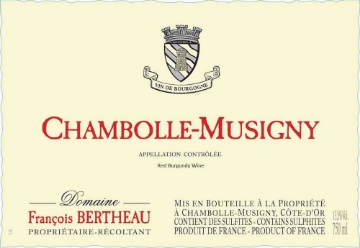 Francois Bertheau Chambolle-Musigny label