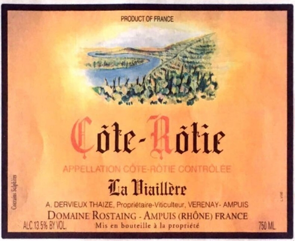 Picture of 2019 Rostaing, Rene - Cote Rotie La Viaillere