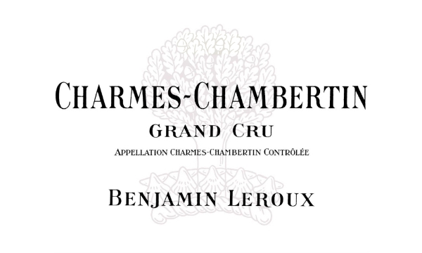 Benjamin Leroux Charmes-Chambertin label