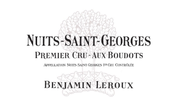 Benjamin Leroux Nuits Saint Georges Aux Boudots label