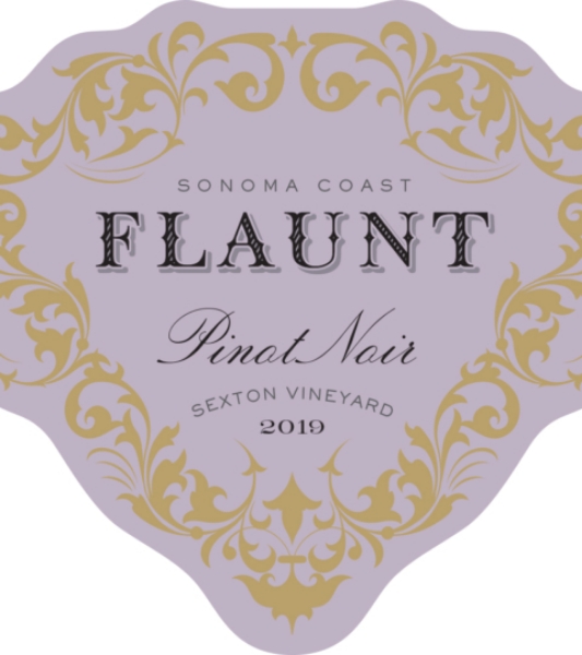 Picture of 2019 Flaunt Wine Company - Pinot Noir Sonoma Sexton Vineyard