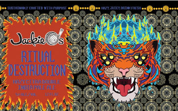 Picture of Jackie O's - Ritual Destruction DIPA 4pk