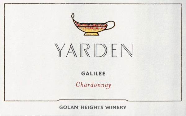 Golan Heights Winery Yarden Chardonnay label