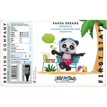 Picture of First State Brewing - Panda Dreams Margarita Sour Ale 4pk